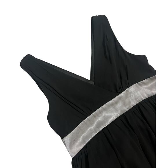 London Times Petites Black Bubble Hem Sleeveless Semi Formal Cocktail Dress 14P - Picture 2 of 13